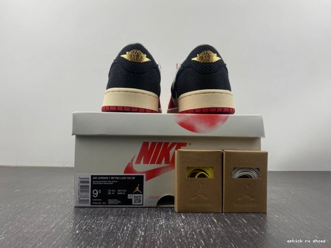 Cheap Away Air Jordan OG Trophy Room Low x FN0432-100 1 0712
